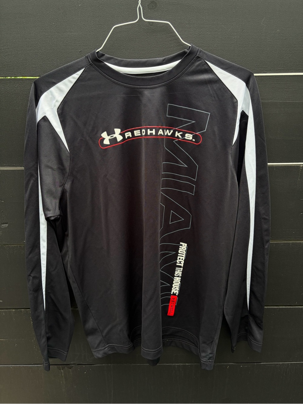Under Armour Miami RedHawks HeatGear Long Sleeve Shirt Large